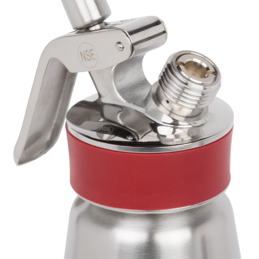 iSi 1403 01 Gourmet Whip 1/2 Pint Stainless Steel Whipped Cream