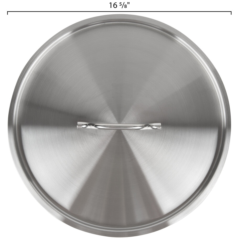 Vigor 16 5/8" Stainless Steel Replacement Lid for 40 Qt. Stock Pot