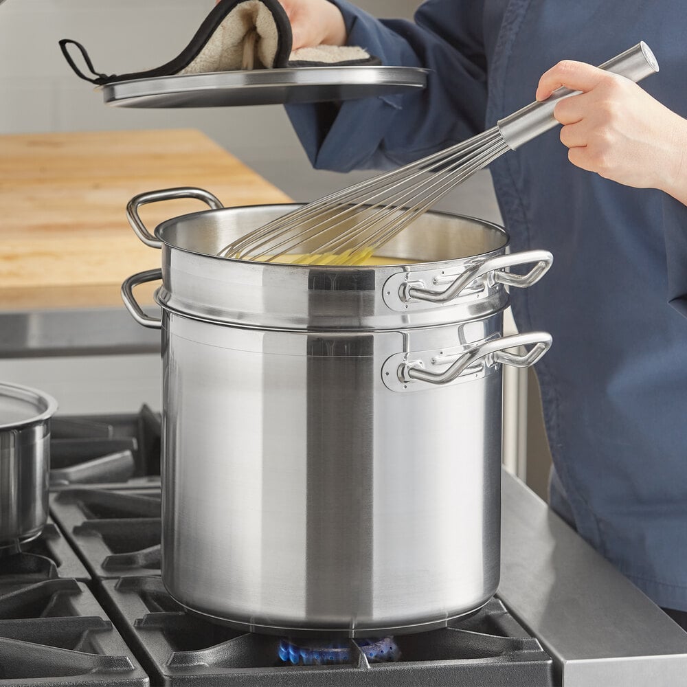 Vigor 12 Qt. Stainless Steel Aluminum-clad Double Boiler