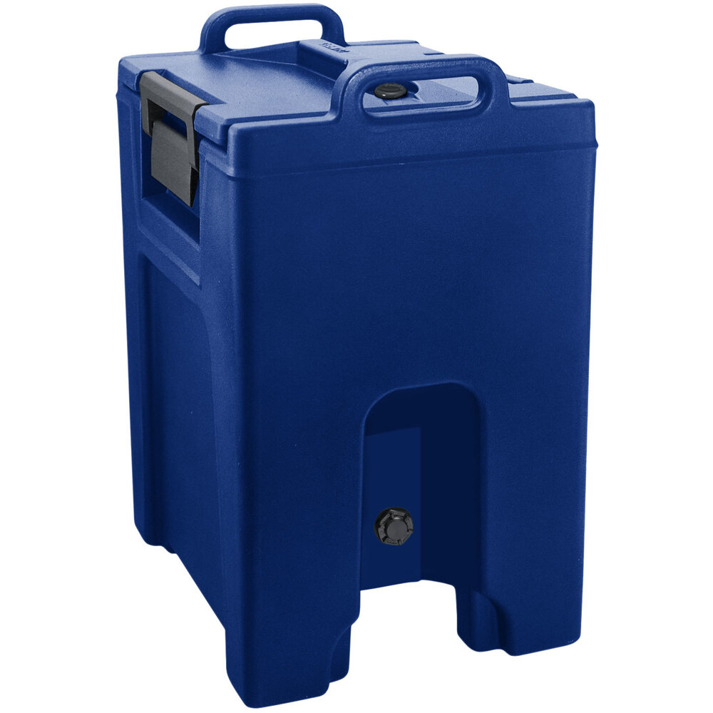 Cambro UC1000PL186 Ultra Camtainer 10.5 Gallon Navy Blue Insulated Soup ...