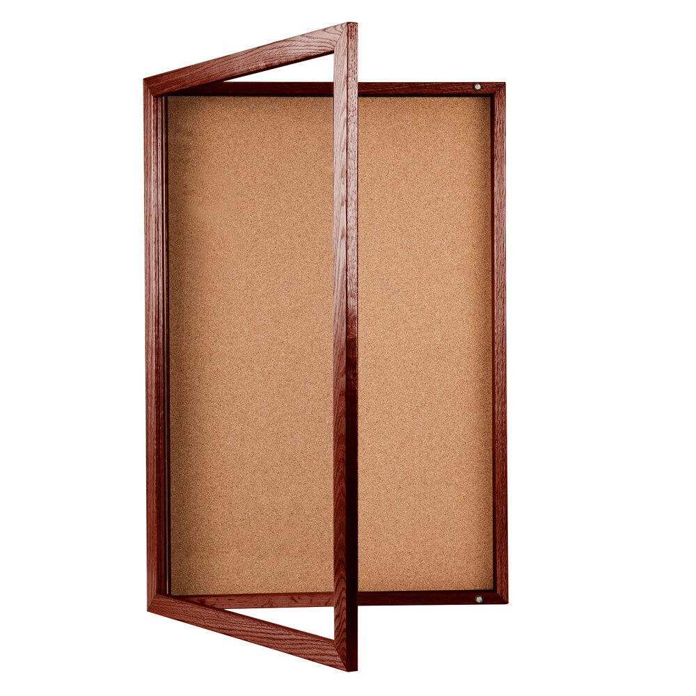 Aarco CBC3624S 36" x 24" Enclosed Hinged Souvenir and Memorabilia