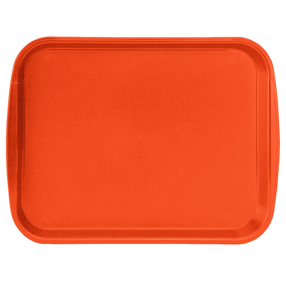 Vollrath 101403 Traex® 10" x 14" Orange Rectangular Premium Plastic
