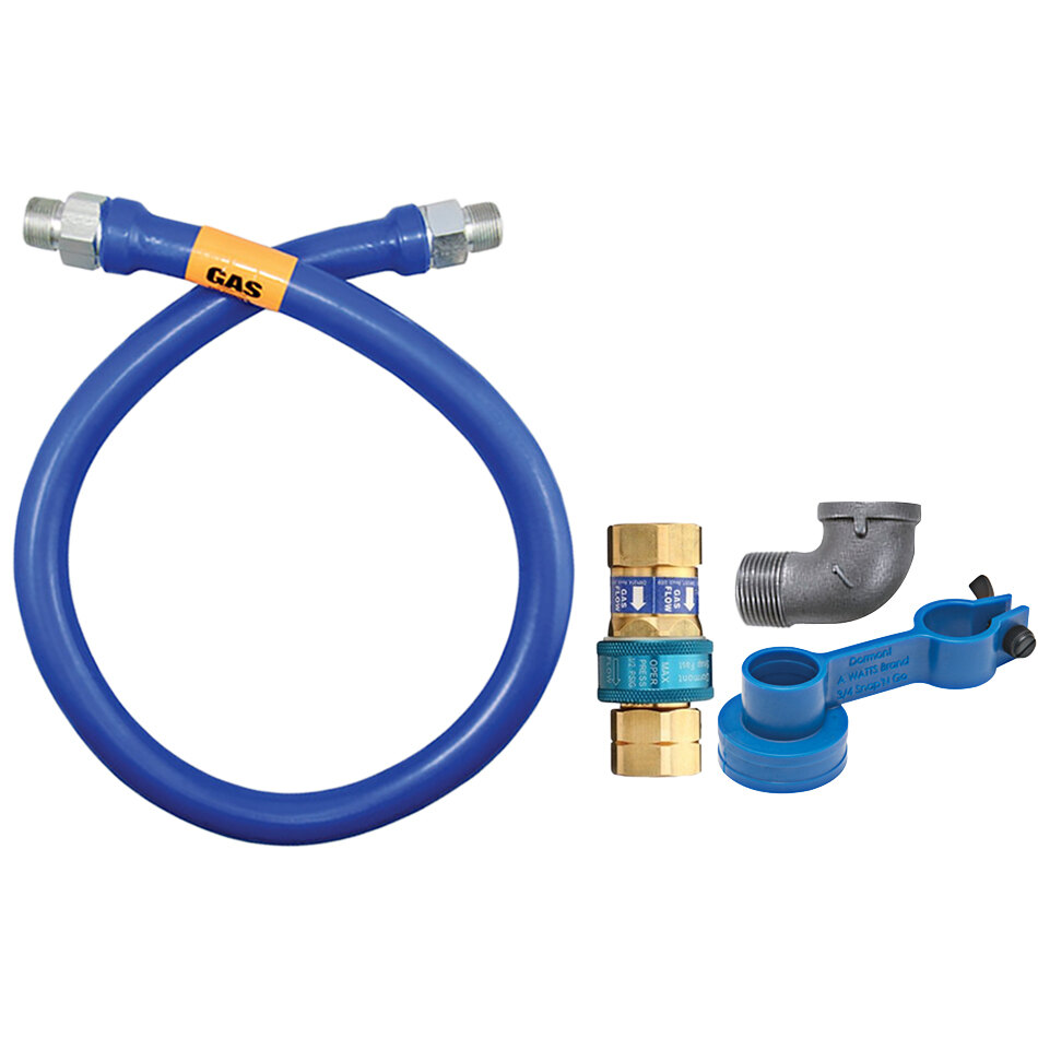Dormont 1675BPQ48 SnapFast® 48" Gas Connector Kit with Elbow 3/4