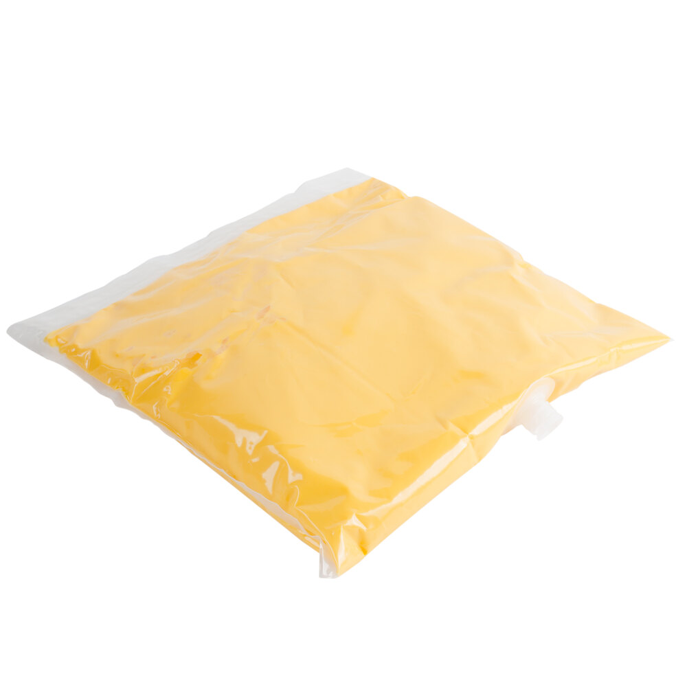 Carnival King 110 oz. Jalapeno Cheese Sauce Bag - 4/Case