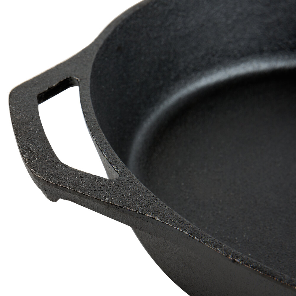 Choice 12" PreSeasoned Cast Iron Skillet with Helper Handle