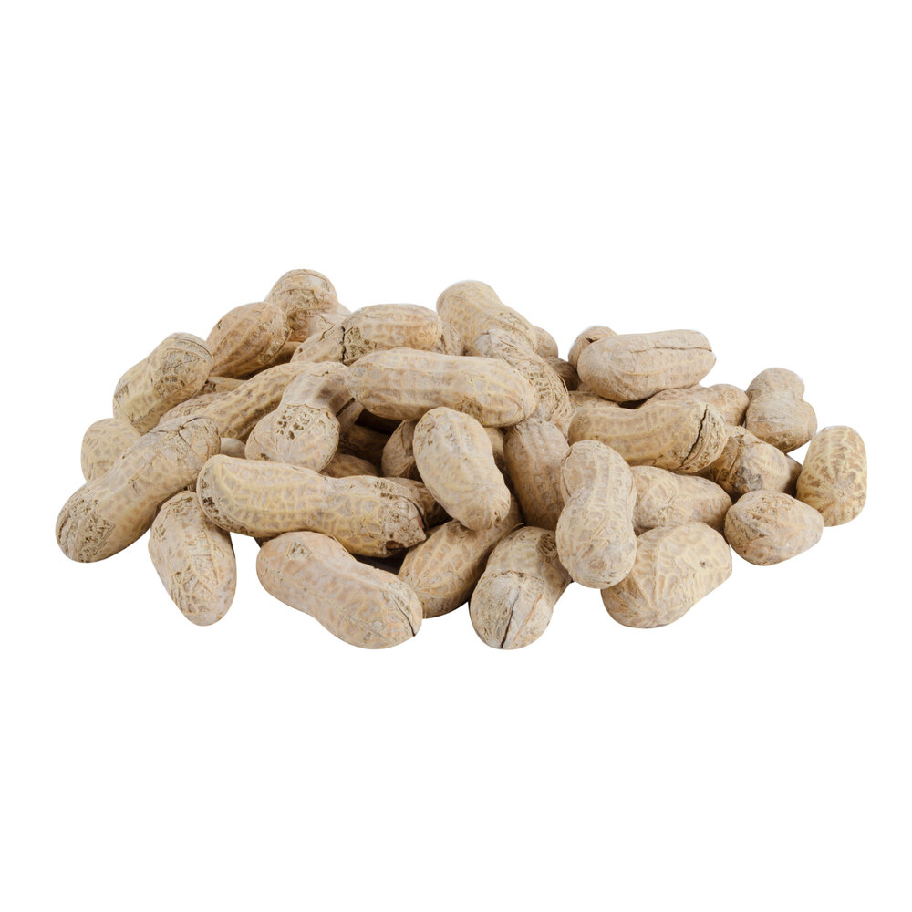 Hampton Farms 8 oz. Salted In-Shell Peanuts - 36/Case