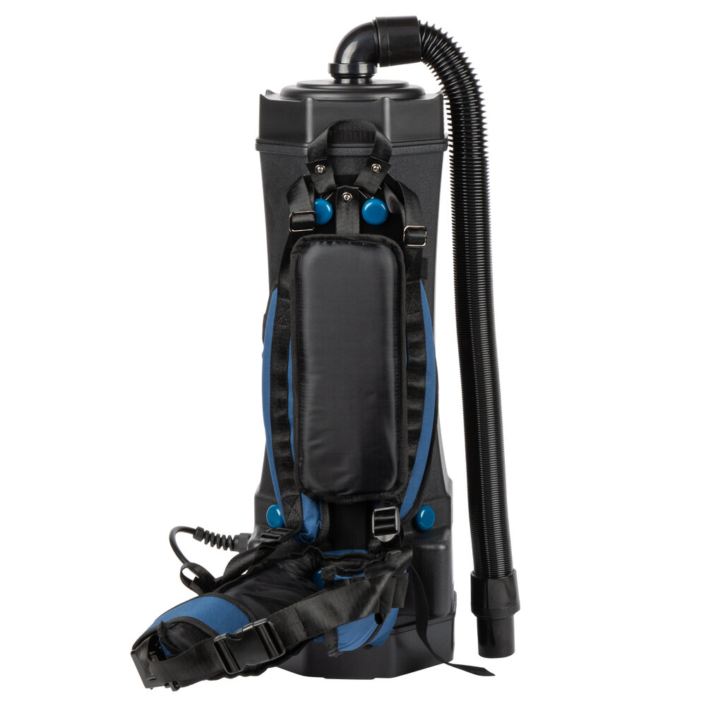 Lavex Janitorial 10 Qt. Backpack Vacuum with HEPA Filtration and 8Piece Tool Kit