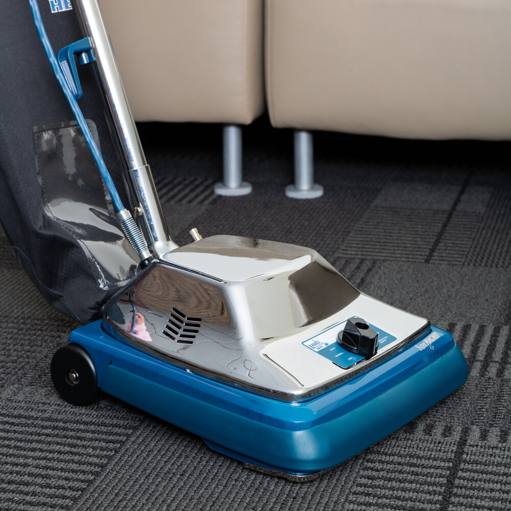 Lavex Janitorial 12" Upright Bagged Vacuum Cleaner with HEPA Filtration