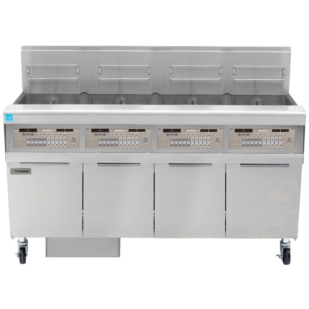 Frymaster FPPH455 Natural Gas 200 lb. 4 Unit High-Efficiency Gas Floor