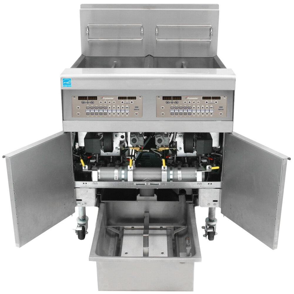 Frymaster FPPH255 Natural Gas 100 lb. 2 Unit HighEfficiency Gas Floor