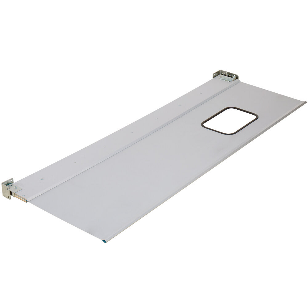 Regency Single Aluminum Swinging Traffic Door with 9" x 14" Window 30