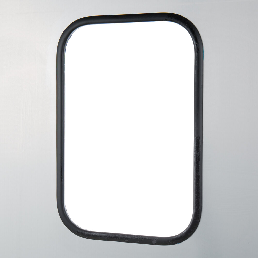 Regency Single Aluminum Swinging Traffic Door with 9" x 14" Window 36