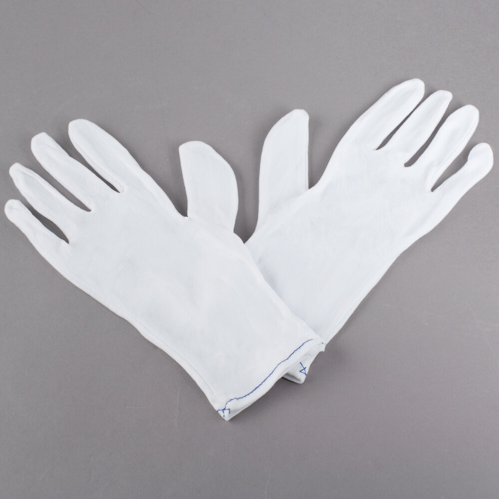Men's Stretch Nylon Reversible Inspector's Gloves - Large - Pair - L ...
