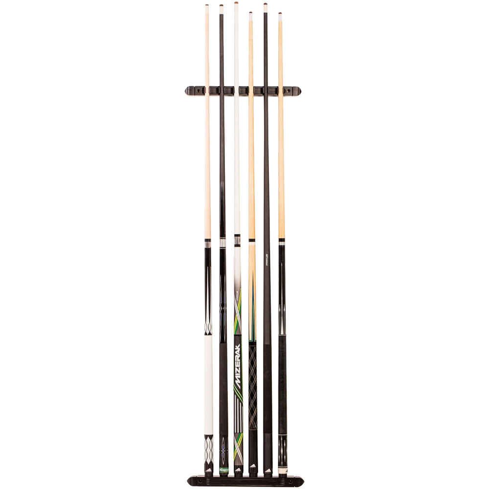 Mizerak P1817 TwoPiece Hardwood Wall Mount Billiard / Pool Cue Rack
