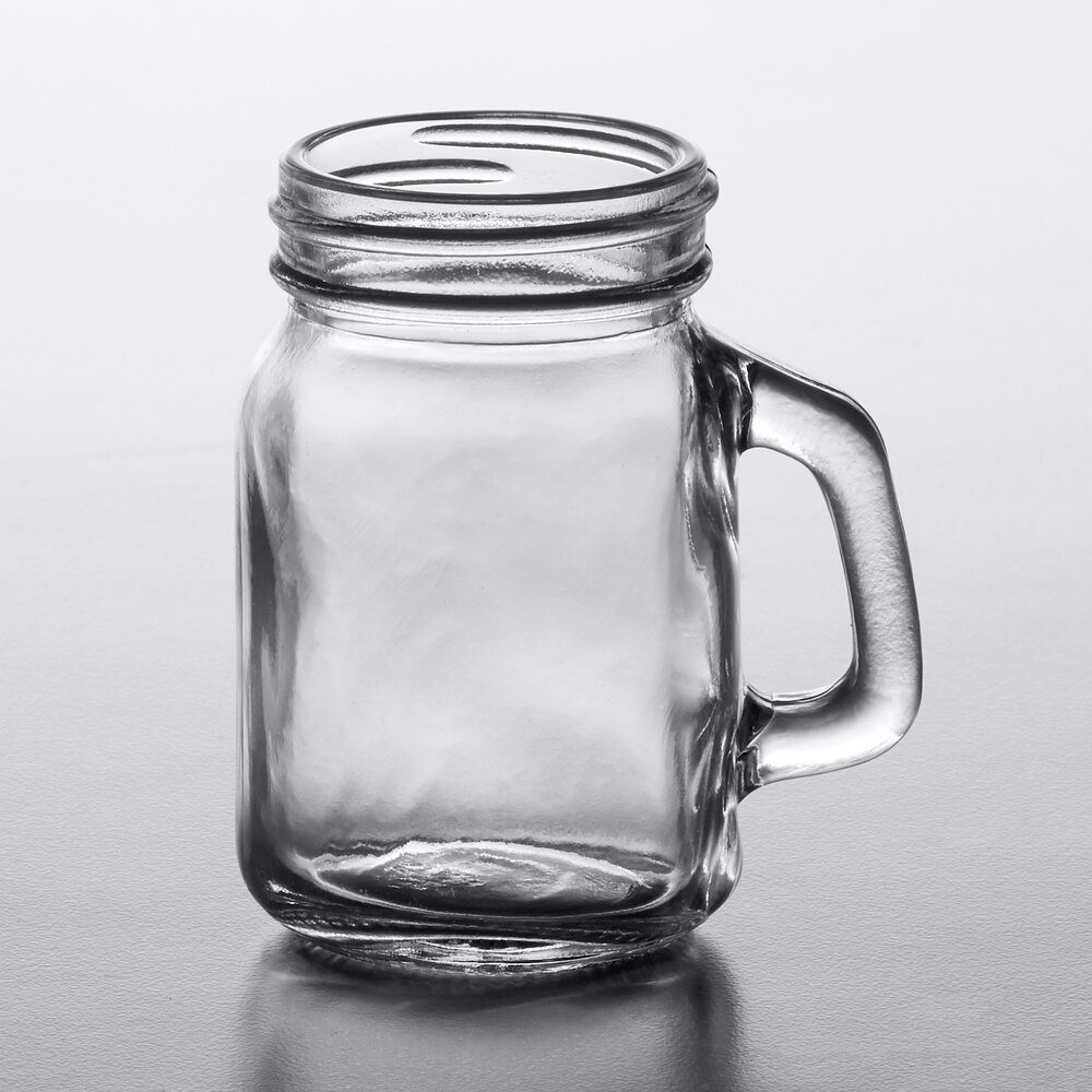 Mini Mason Jars With Handles 12 Case Webstaurantstore