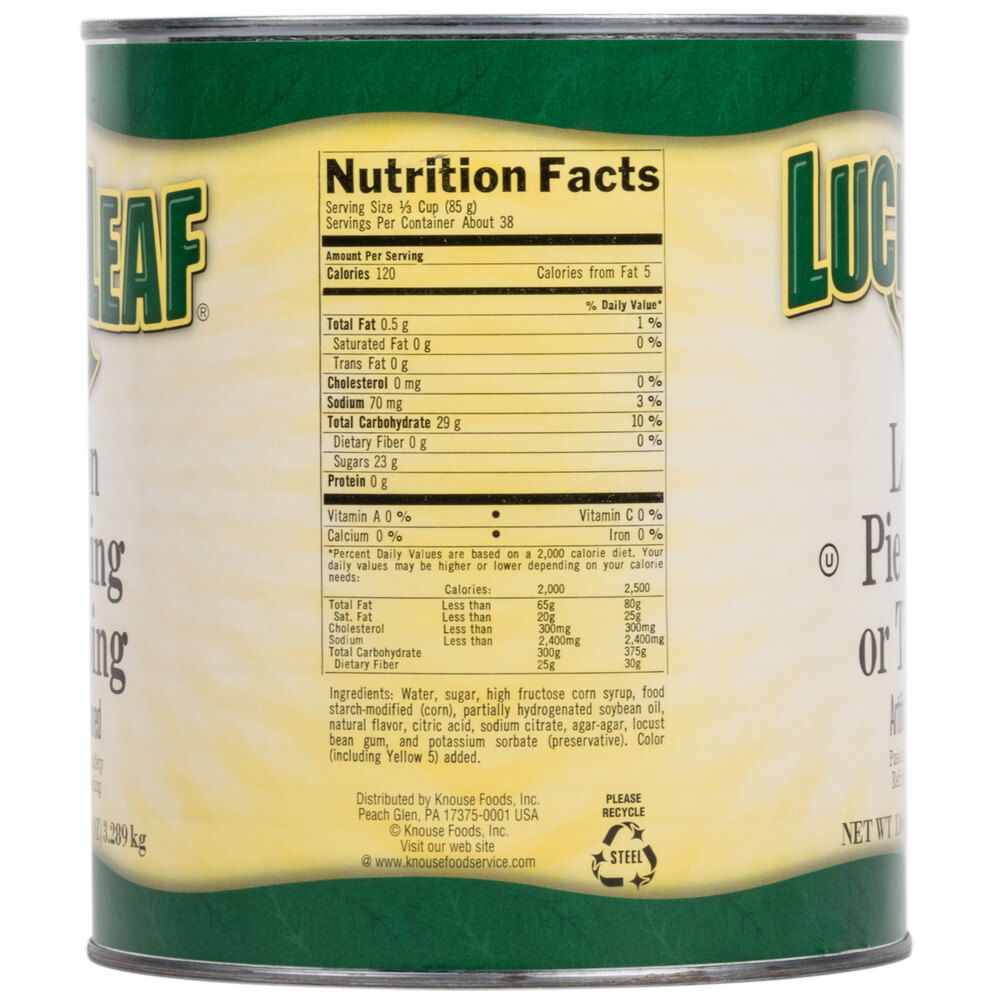 Lucky Leaf Lemon Pie Filling 10 Can
