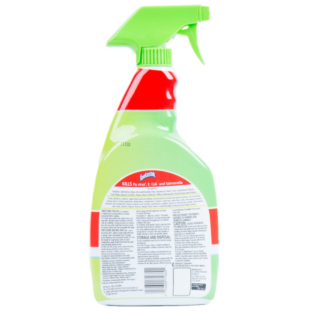 SC Johnson 682274 Fantastik® 1 Qt. / 32 oz. MultiSurface Degreaser