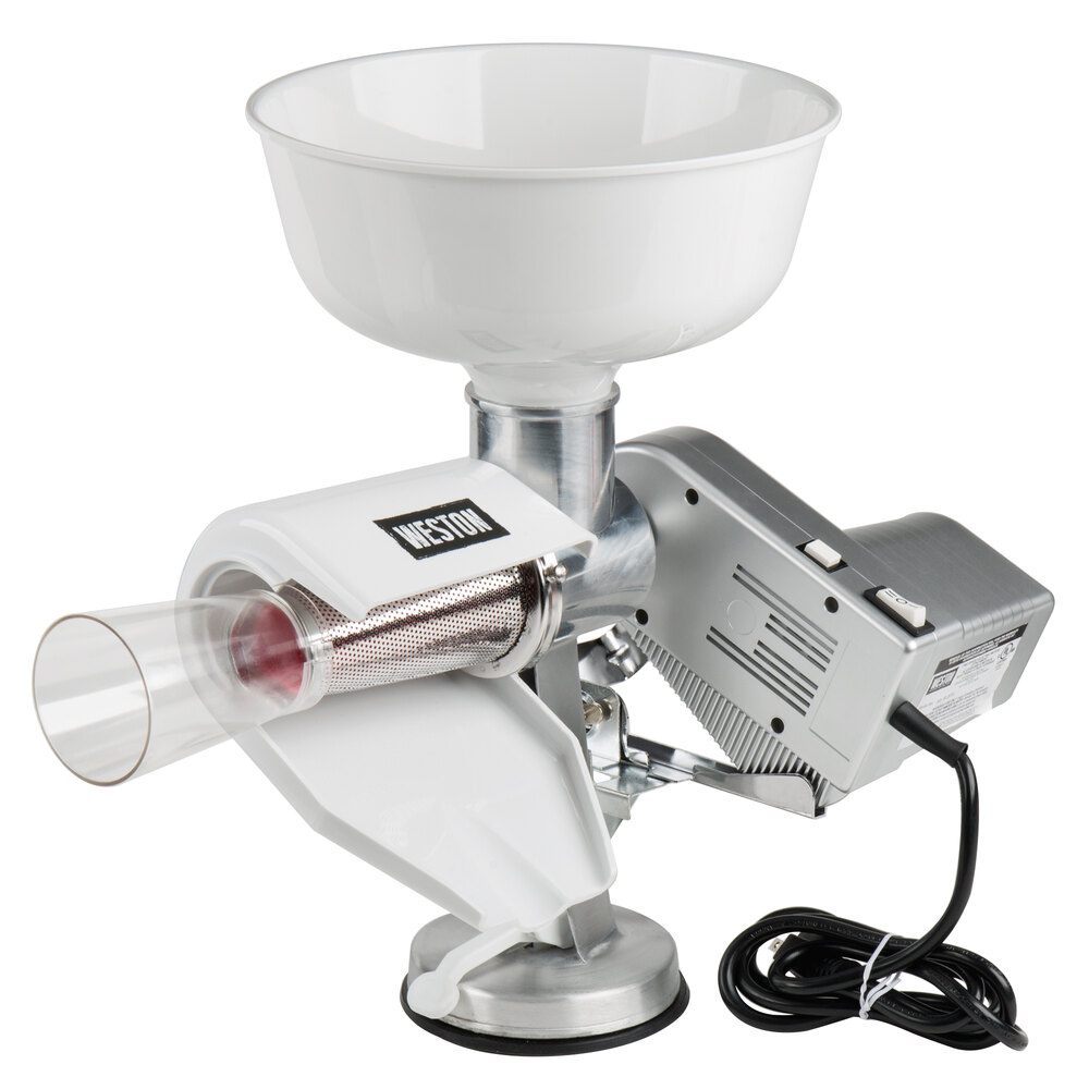 Weston Roma Food Strainer and Sauce Maker with TwoSpeed Motor