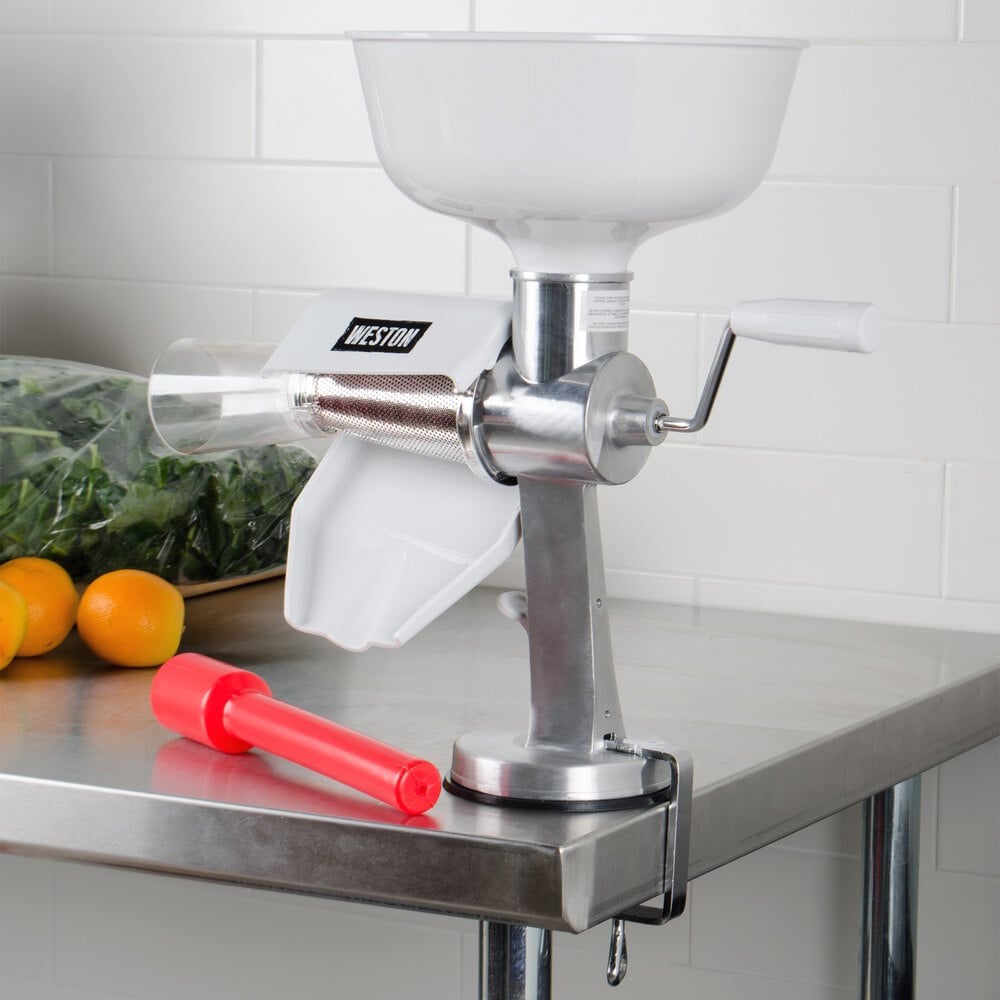 Weston Roma Food Strainer and Sauce Maker with 4Piece Accessory Kit