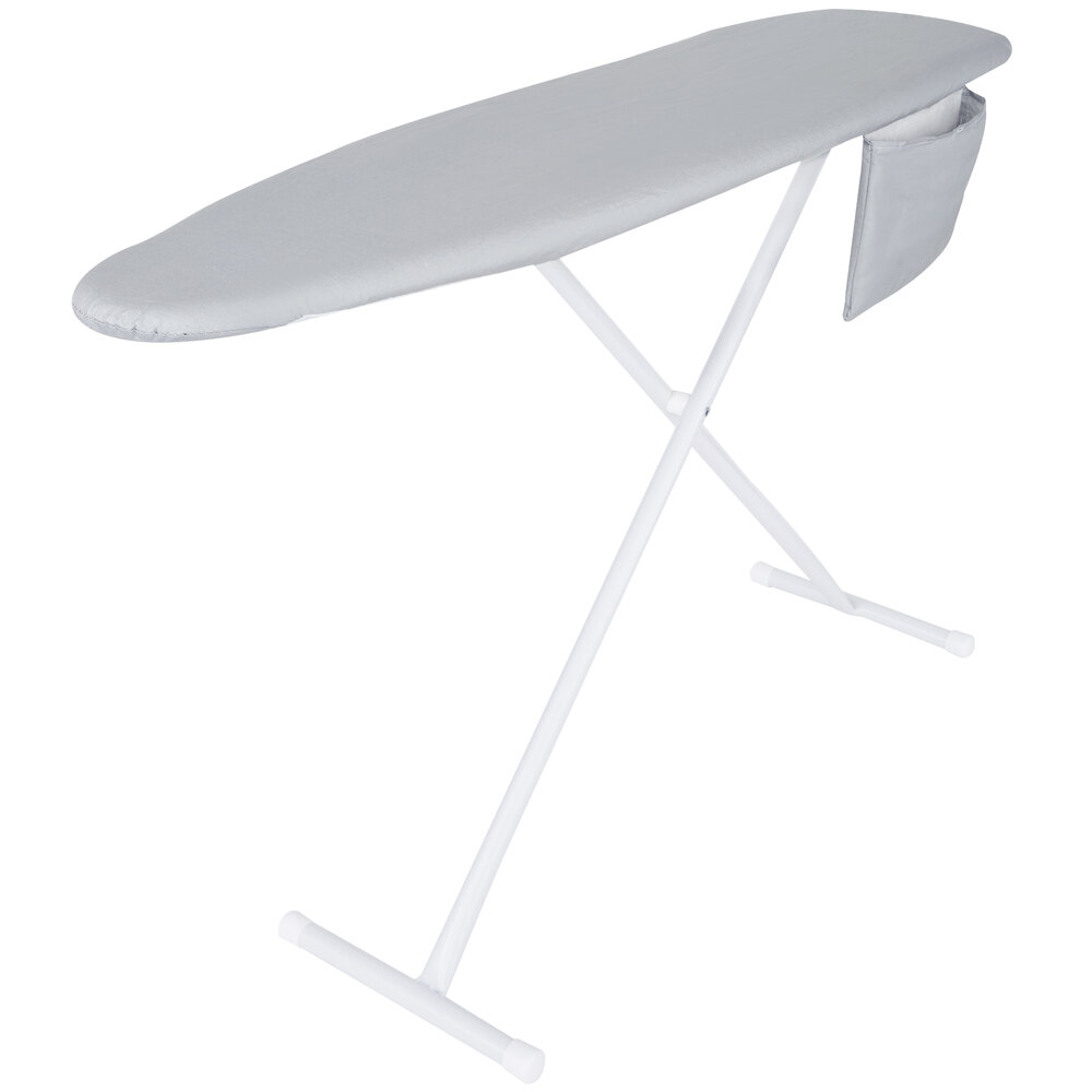 Silver SiliconeCoated Ironing Board Cover with Storage Pocket for 14