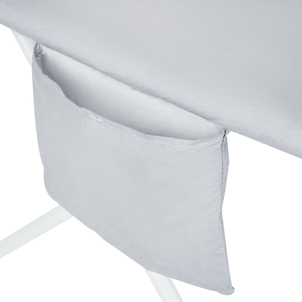 Silver SiliconeCoated Ironing Board Cover with Storage Pocket for 14