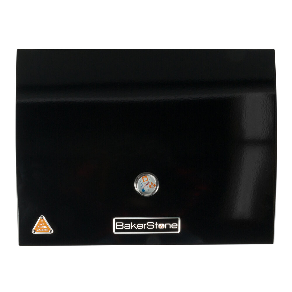 BakerStone Black Ceramic Original Grill Top Pizza Oven with Pizza Oven