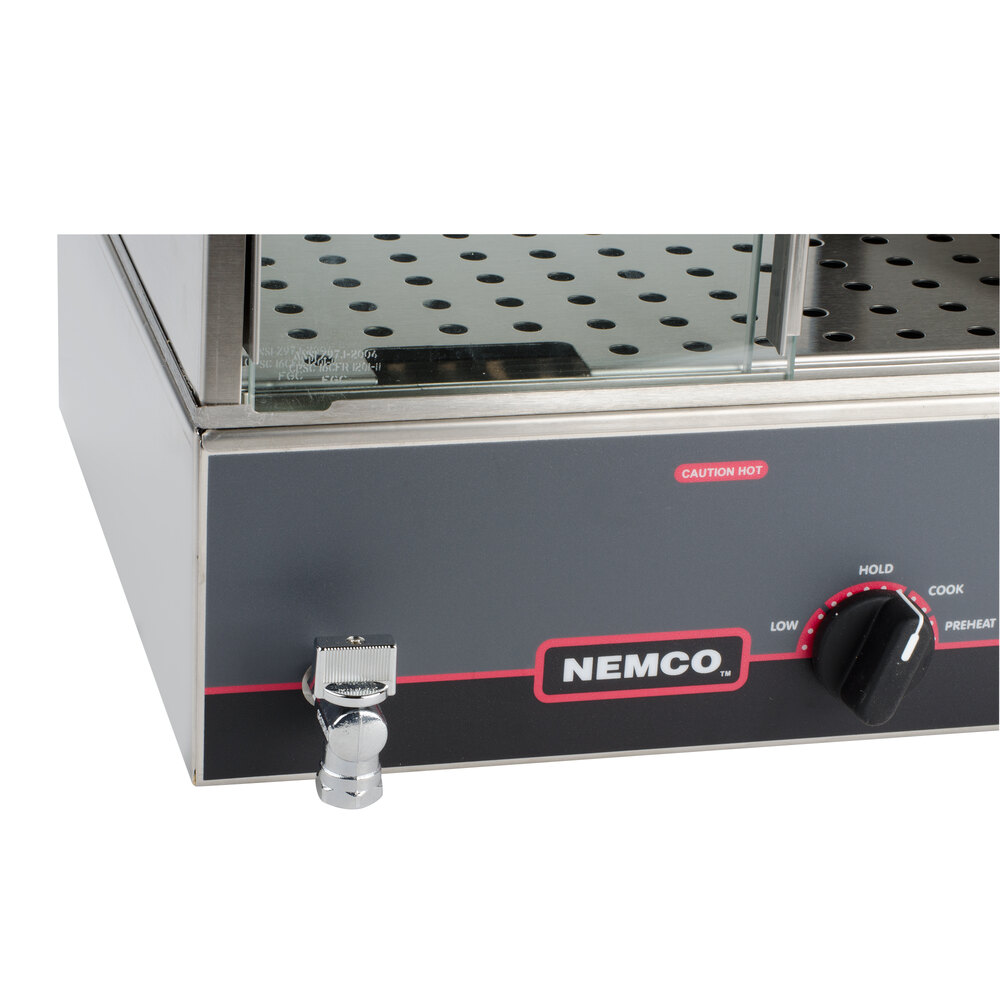 Nemco 8301 Countertop Hot Dog Steamer 120V
