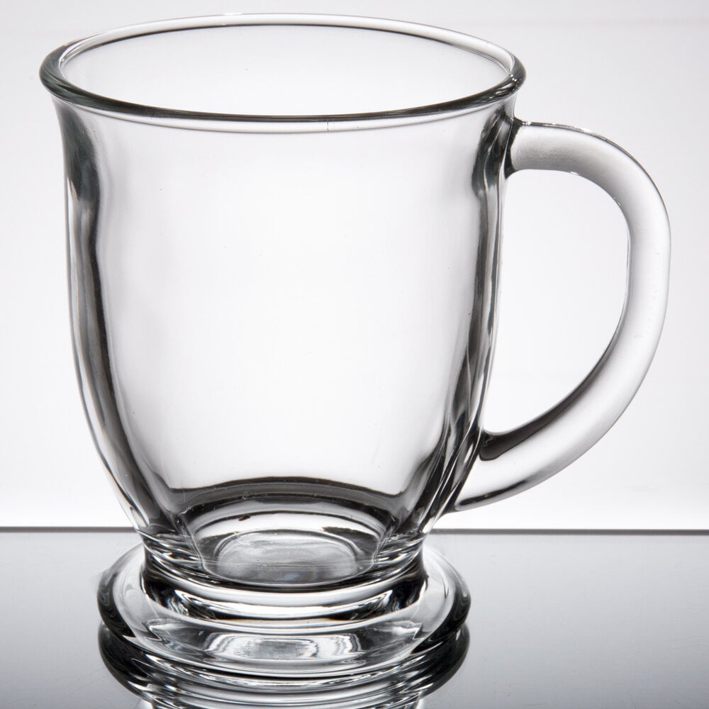 Core 16 oz. Clear Glass Cafe Mug 12/Pack