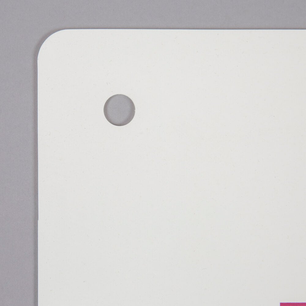 San Jamar CBM1016 SafTGrip BoardMate 16" x 10" White Cutting Board Mat