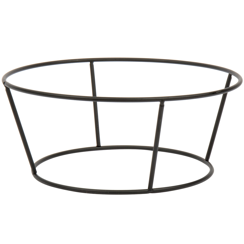 Choice 4" Round Black Metal Display Stand