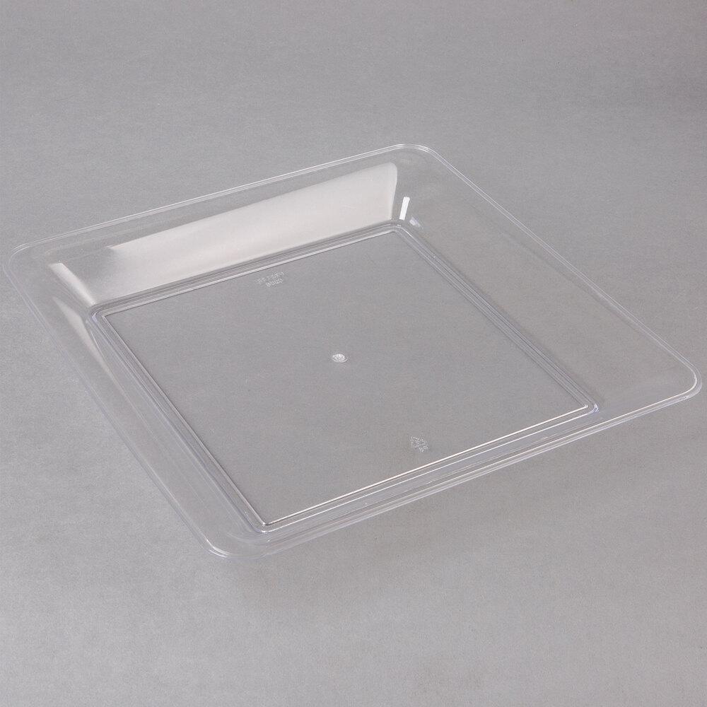 fineline-sq4212-cl-innovative-caterware-12-x-12-clear-plastic-square