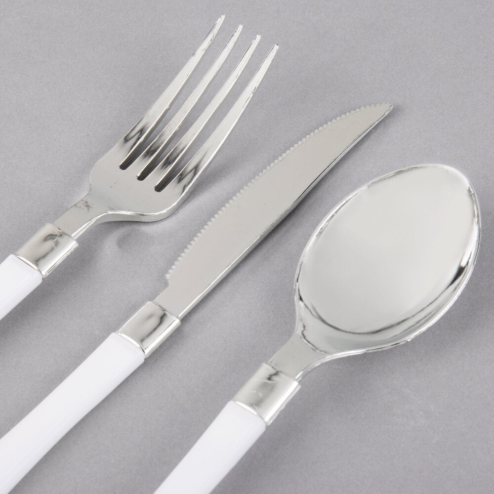 silver-visions-heavy-weight-white-handled-plastic-basic-cutlery-set