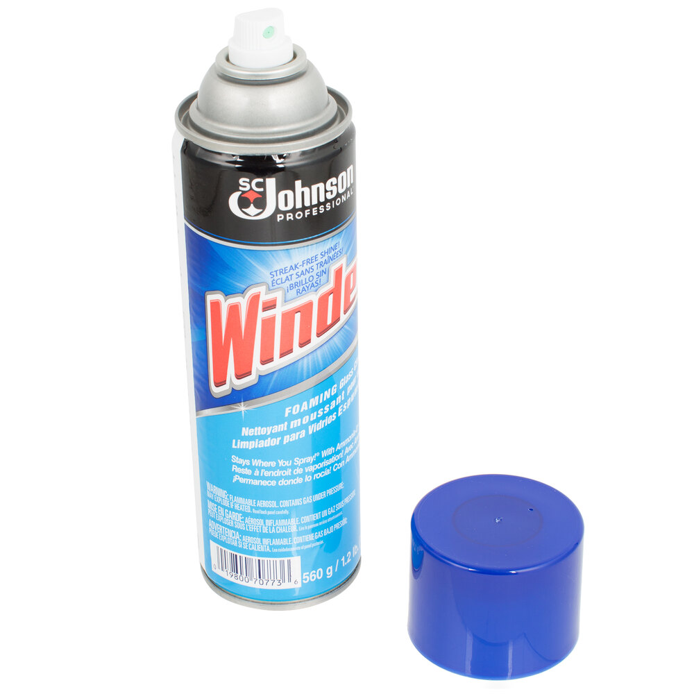 SC Johnson Windex® 696501 19.7 oz. Aerosol Foaming Glass Cleaner