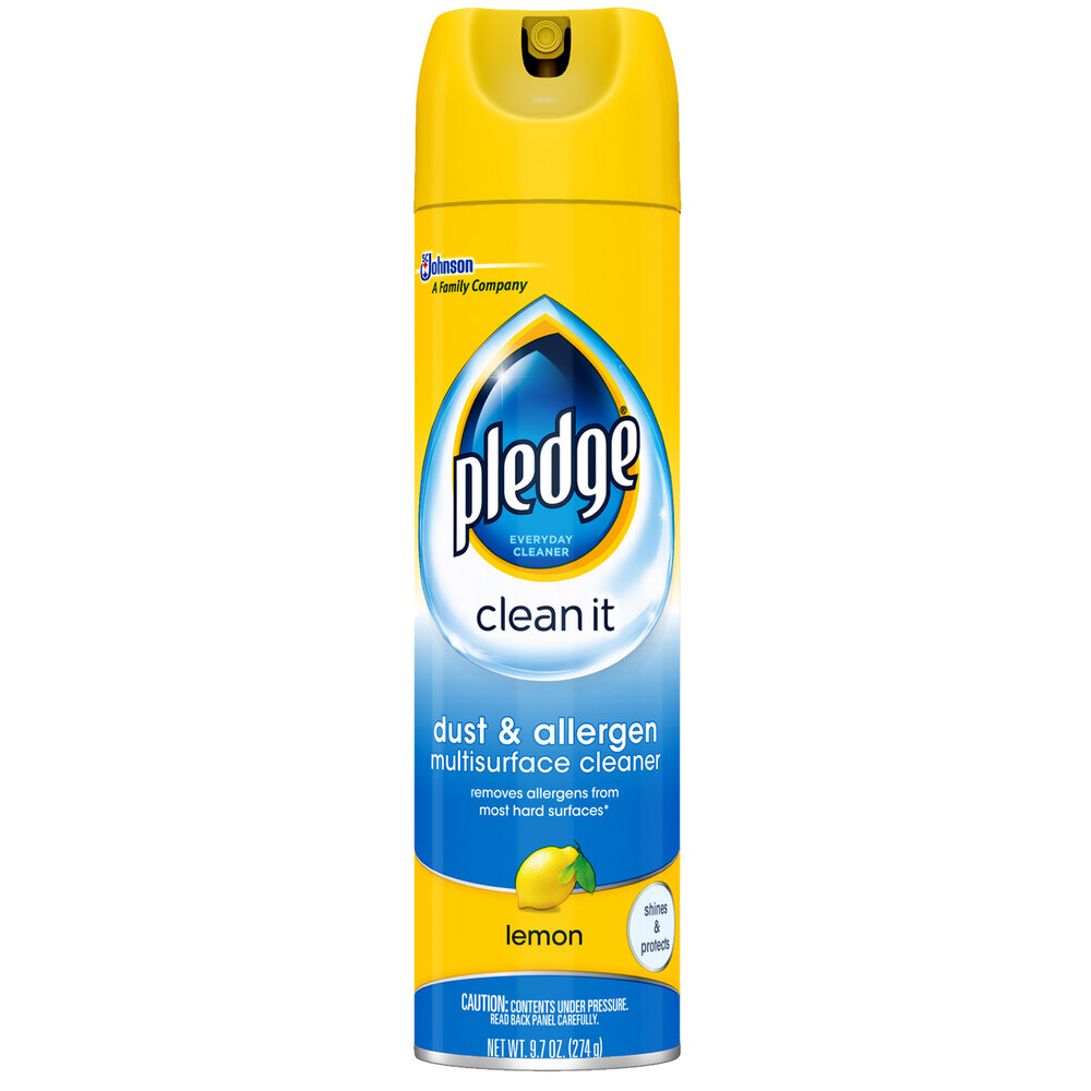 SC Johnson Pledge® 697835 9.7 oz. Dust and Allergen Aerosol Furniture Spray