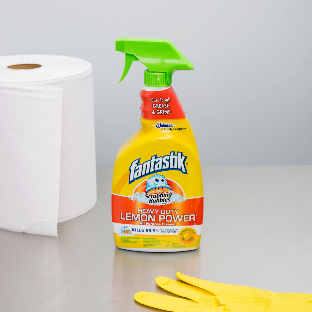 SC Johnson 696717 Fantastik® 32 oz. Heavy Duty Lemon Power All Purpose