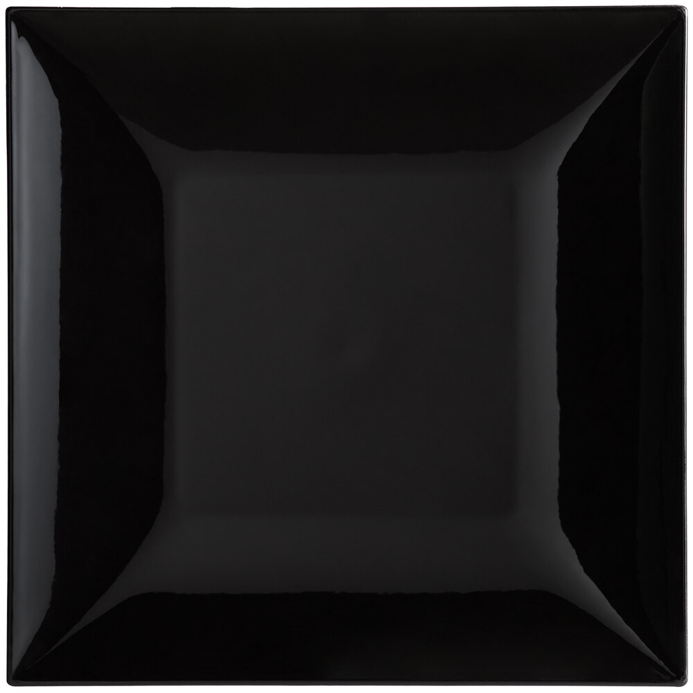 Tabletop Classics by Walco TR6670 13" x 13" Black Square Plastic