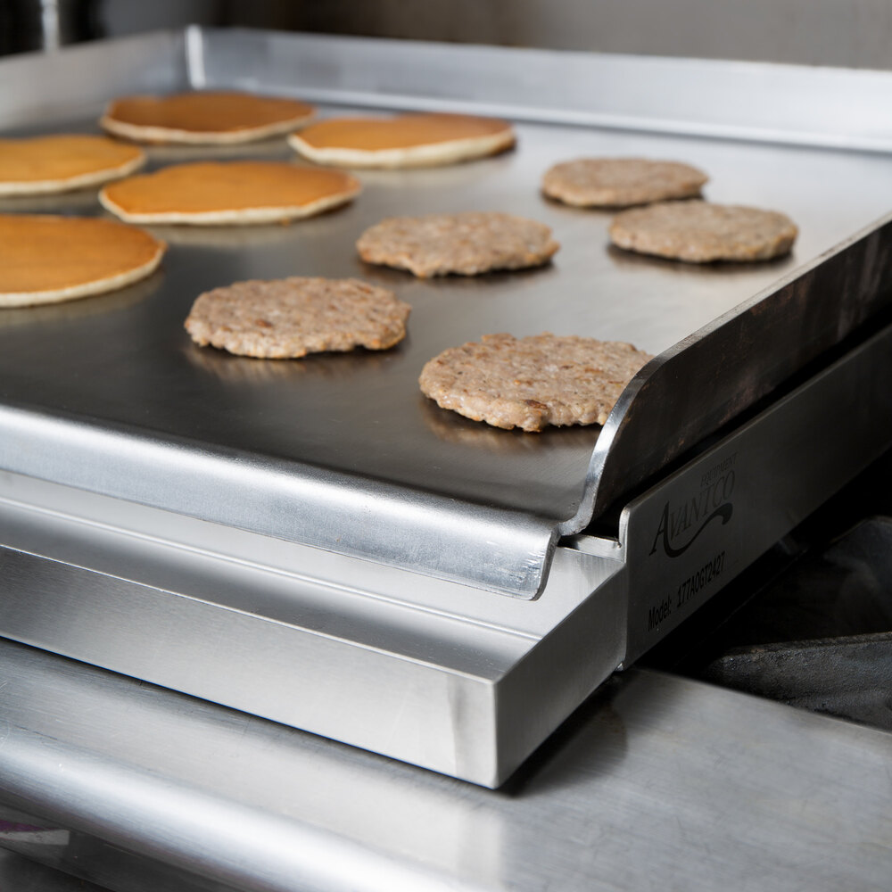 Avantco 24" x 27" x 4" AddOn 4 Burner Griddle Top