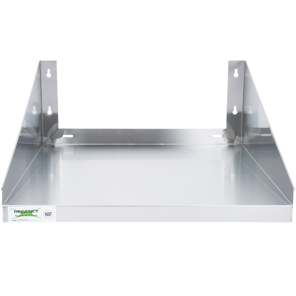 Regency 24" x 24" Stainless Steel Microwave Shelf