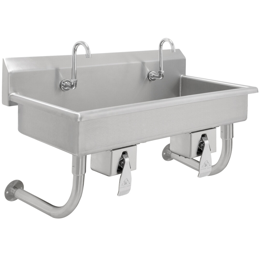 Advance Tabco FS WM 40KV 14 Gauge Multi Station Hand Sink With 8 Deep