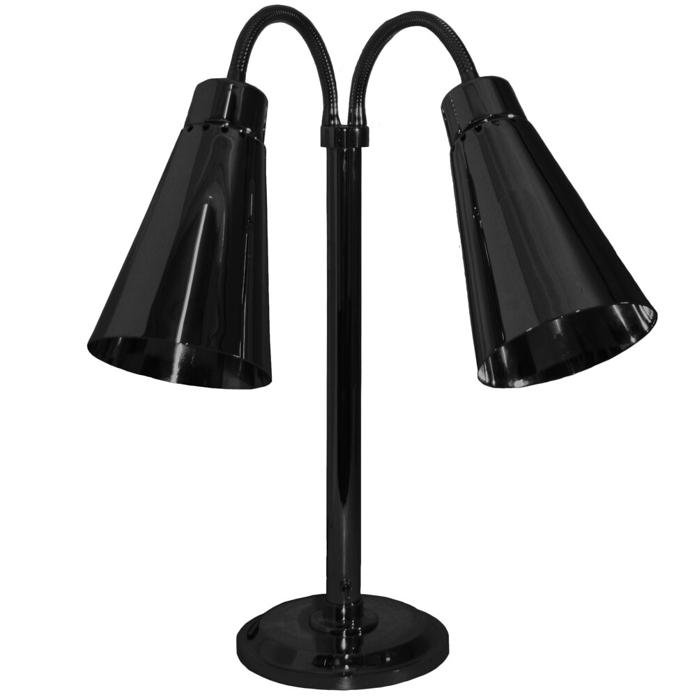 Hanson Heat Lamps DLM/900/ST/B Dual Bulb Flexible Freestanding