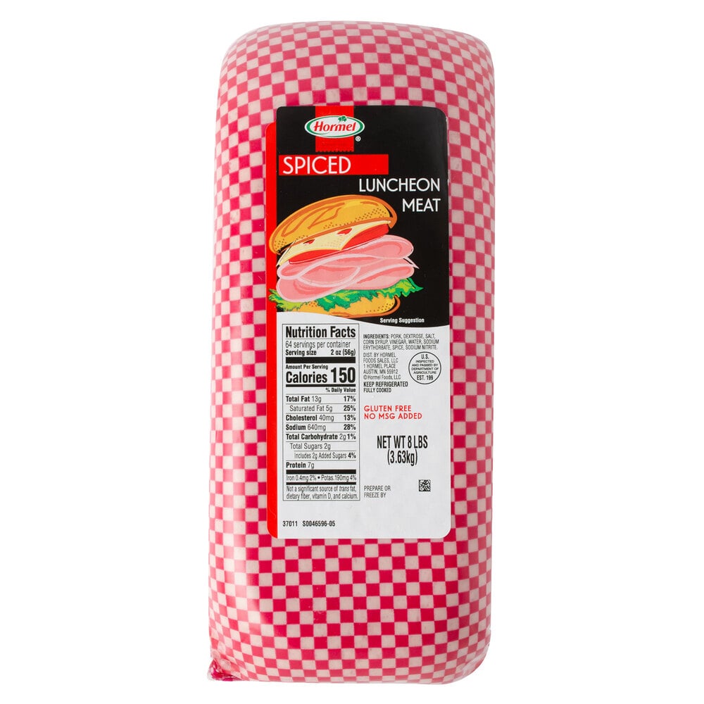 Hormel 8 Ib. Deli Spiced Luncheon Ham Loaf