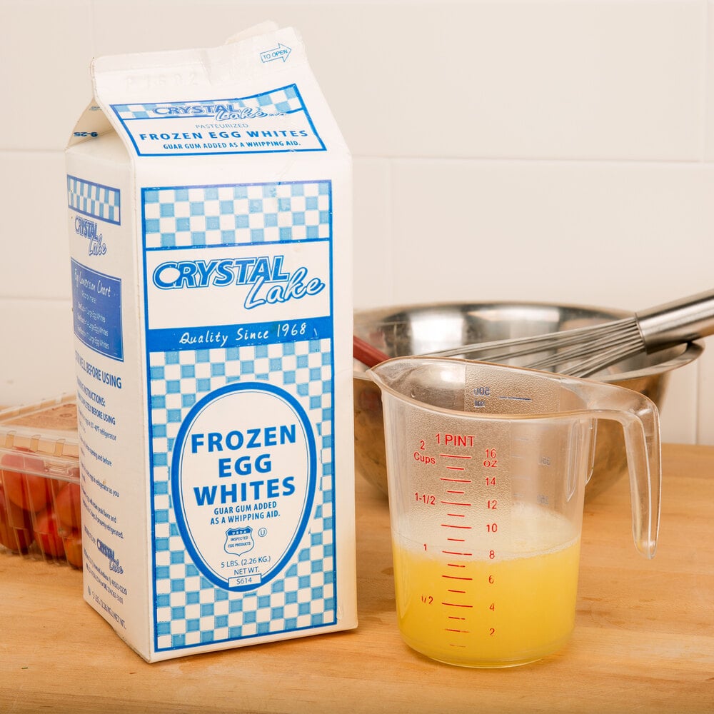 Frozen Egg Whites Bulk 5 lb. Containers (6/Case)