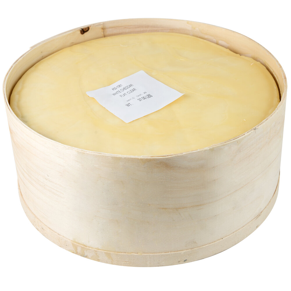 York Valley Giant 38 Lb Extra Sharp White Cheddar Cheese Wheel