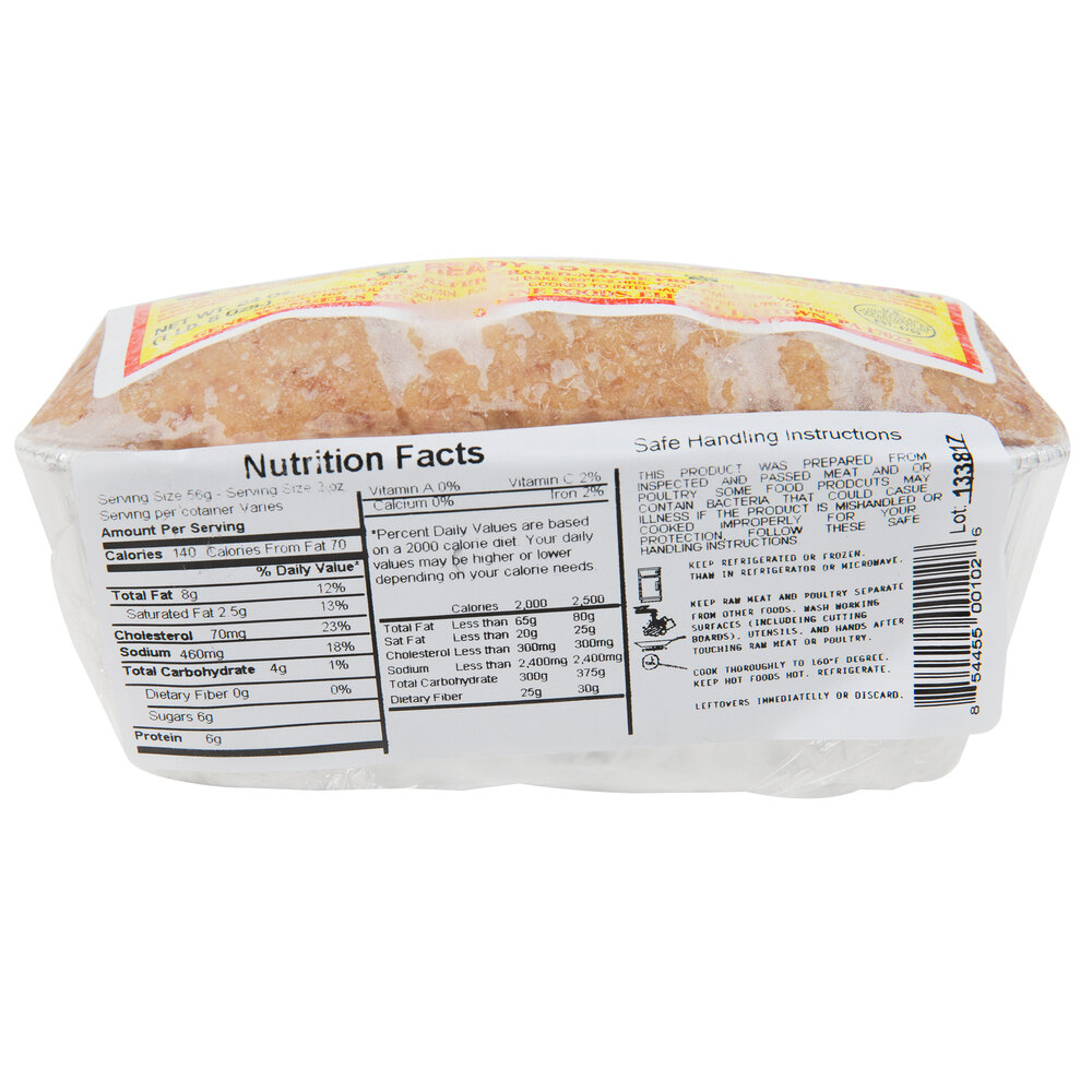 Gene Wenger Ham Loaf 1.5 lb. 12/Case
