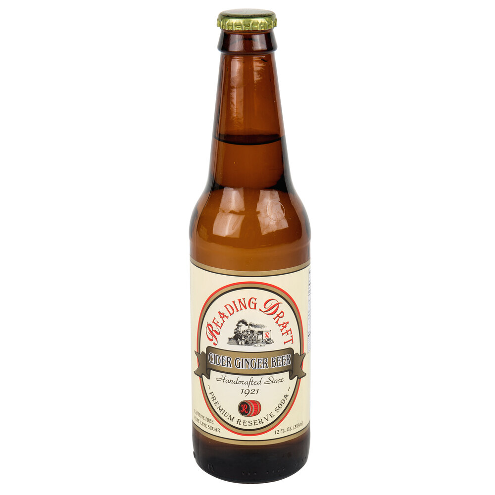 Reading Soda Works 12 oz. Ginger Beer - 12/Case