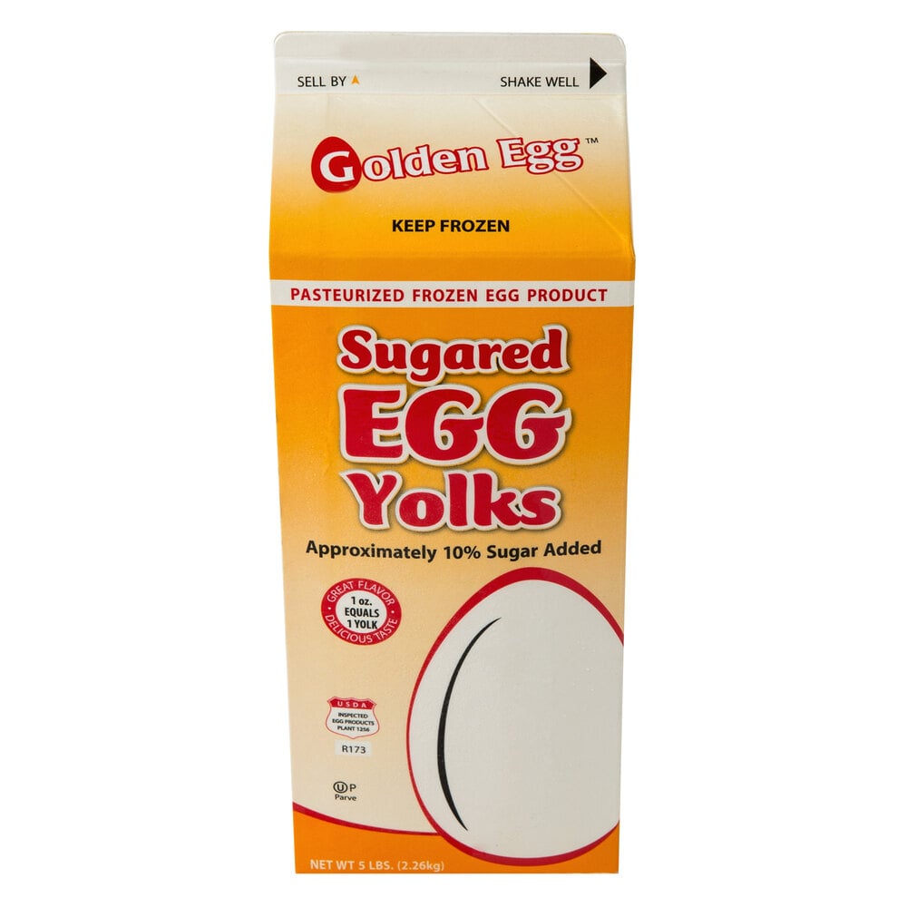 5 Lb Sugared Egg Yolks 6case 0704