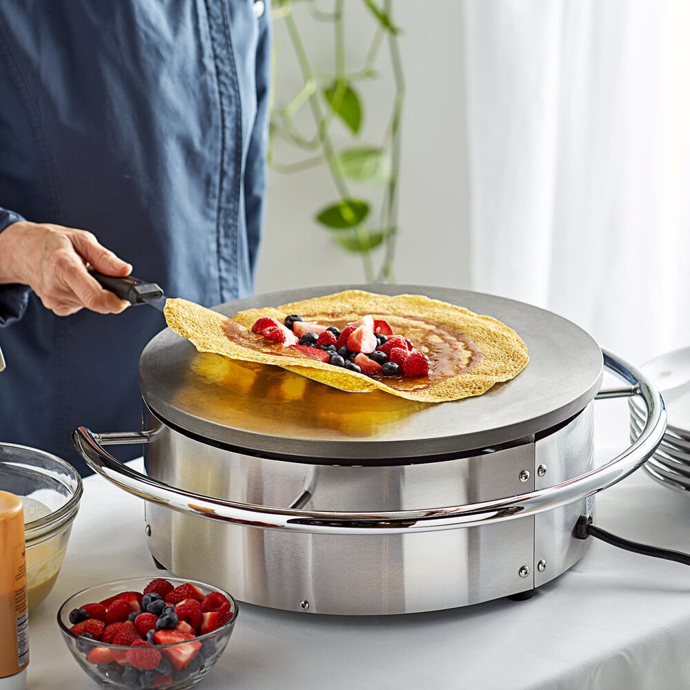 Carnival King Portable Crepe Maker Round, 16"