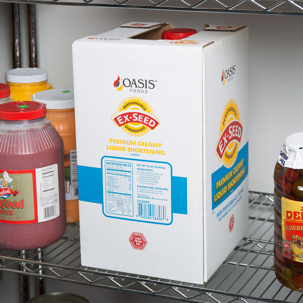 Expeller Pressed Premium Creamy Liquid Shortening 35 lb.