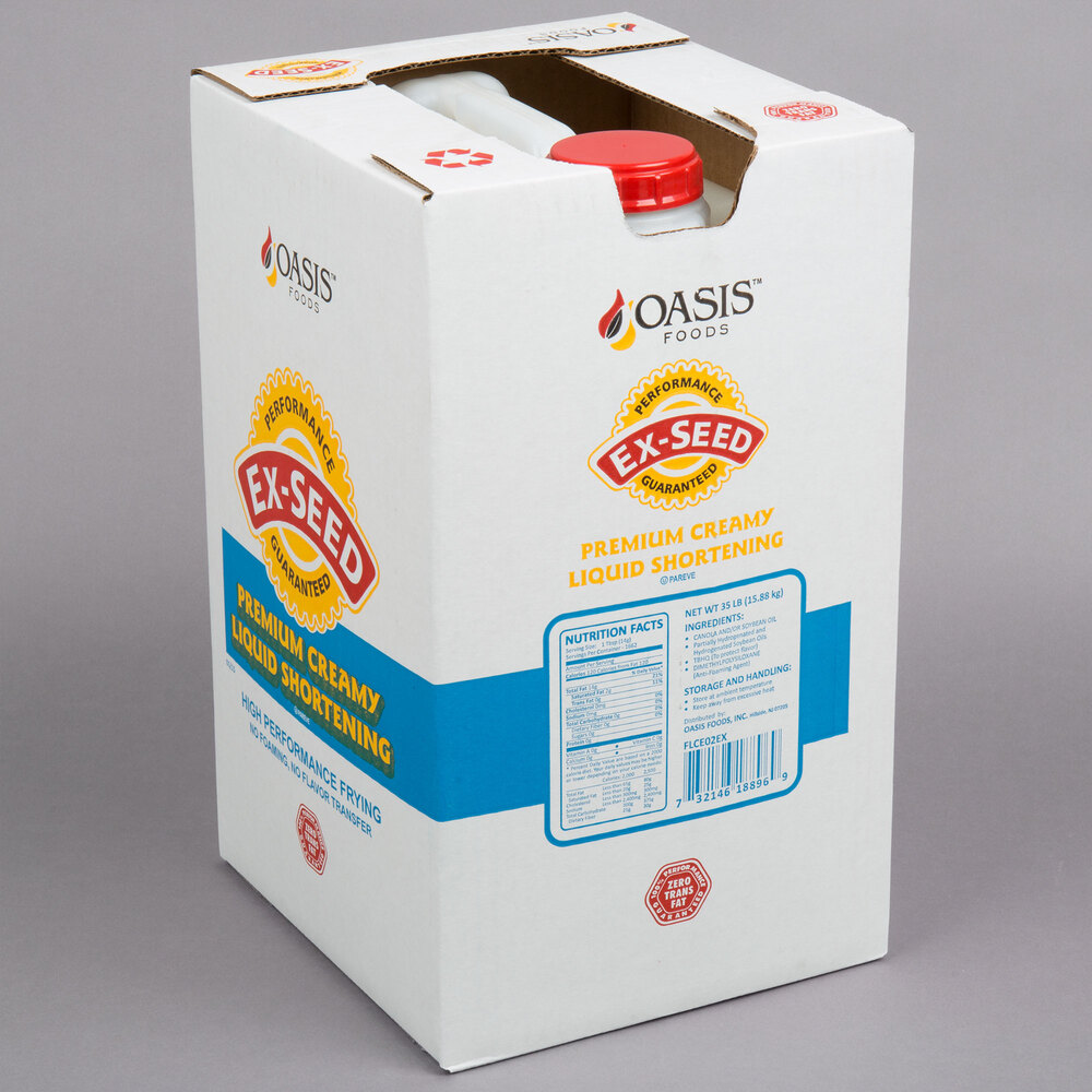 Expeller Pressed Premium Creamy Liquid Shortening 35 lb.