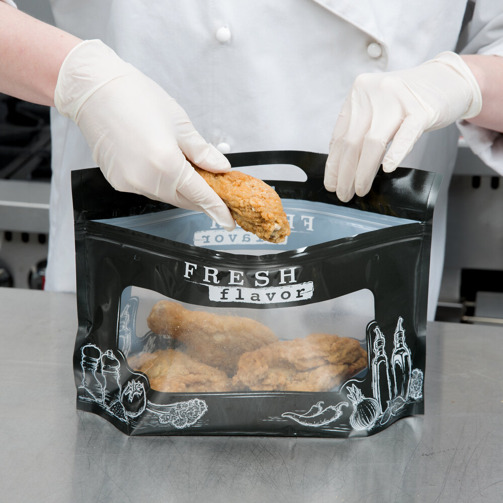 Large Rotisserie Chicken / Hot Food Bag with Fresh Flavor Print 250/Case